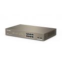 Ipcom G3310F Smart switch 8 ports Gigabit + 2 ports SFP Accès Cloud administrable L2 IP-COM