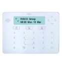 Risco RPKELPWT0GEB Elegant white touch keypad (without RISCO LOGO), for LightSYS control panels, Grade 3 certified