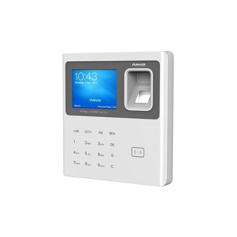 Anviz  W1-PRO-WIFI ANVIZ W1Pro Biometric Time Attendance Control Terminal, Keypad, 125KHz