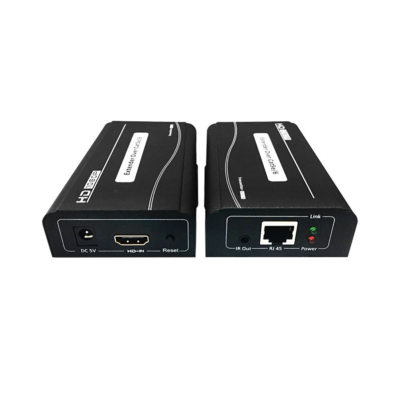 Folksafe FS-HD2102E Émetteur - Récepteur de signaux HDMI via un seul Folksafe standard Cat5e/6 de 150 m