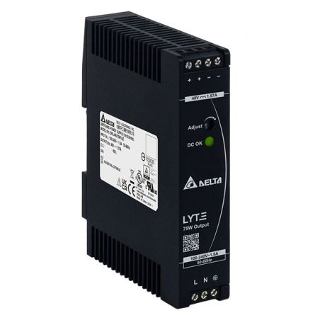 Hikvision DRL-48V75W1AZ Hikvision LYTE 48V 75W DIN Rail Industrial Power Supply Unit