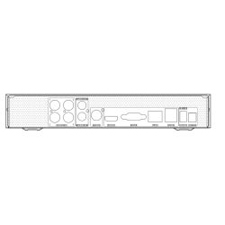 Tvt TD-2104NS-HP-H Enregistreur vidéo 5 en 1 DVR 4CH 8MP + 2IP 8MP E/S Audio 1HDD AI