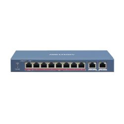 Hikvision DS-3E1310HP-EI Managed Smart Switch 8 ports 100Mbps PoE + 2 ports RJ45 Gigabit Hi-Poe