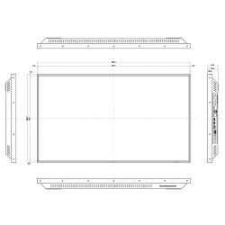 Dahua LM43-S400-S-V1 Dahua 43" Security Monitor 24/7 Metallic…