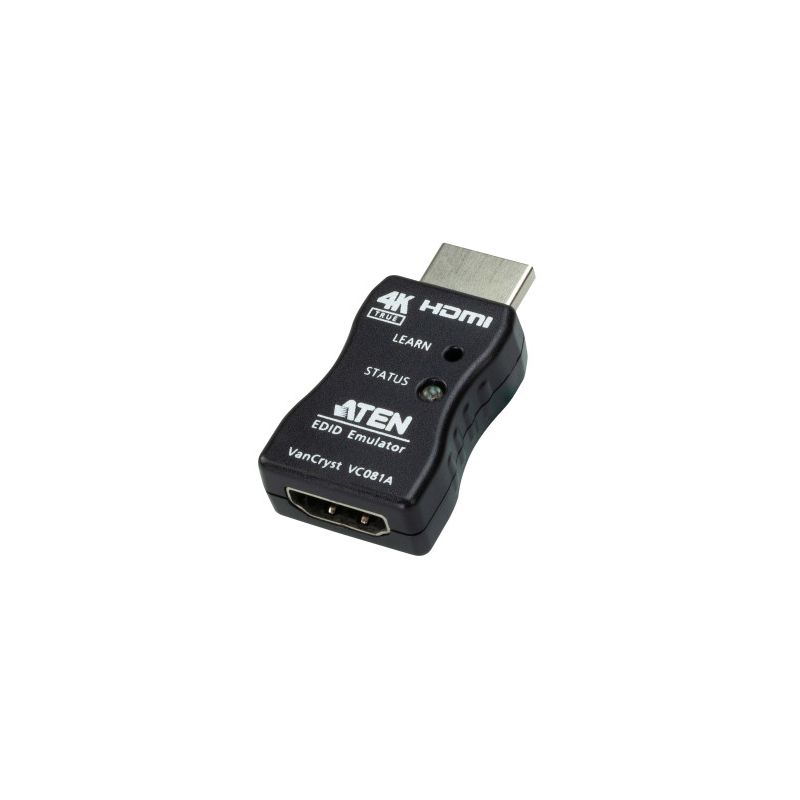 ATEN VC081A-AT Como adaptador de emulador de EDID HDMI 4K real, el VC081A está diseñado para…