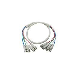 Airspace SAM-4922 200 cm cable with 4 male BNC ports on each end