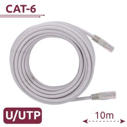 Safire UTP6-H-10W - Cable UTP, Ethernet, Conectores RJ45, Categoría 6, 10…