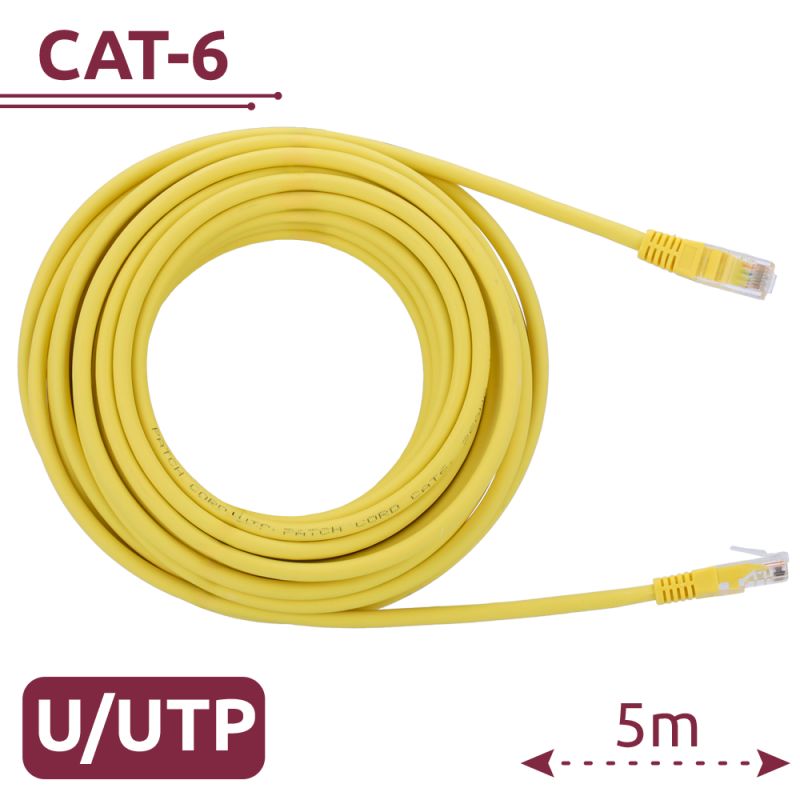 Safire UTP6-H-5Y - Cable UTP, Ethernet, Conectores RJ45, Categoría 6, 5…