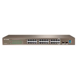 IP-COM G3224T Switch G3224T 24-Ports Gigabit L2 Management Switch with 2 Combo SFP Ports,1 Console…