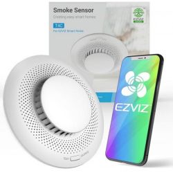 EZVIZ CS-T4C-A0-BG Sensor de Humo T4C - CS-T4C-A0-BG - EZVIZ El sensor de humo EZVIZ T4C -…