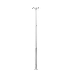 Bysecur BSCPOLE45W Mât détachable pour CCTV de 4,5 mètres de couleur blanche