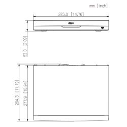 Dahua NVR4216-EI NVR 16ch 256Mbps 4K H265 HDMI 2HDD E/S AI