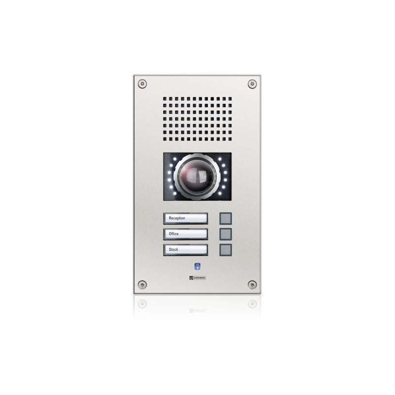 COMMEND C-WS201VICM.C Vandal-proof wall-mounted IP station with a call button, integrated colour…