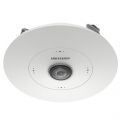 Hikvision solutions DS-2CD6365G1-S/RC(1.16MM) Cámara Fisheye IP 6MP DeepinView 1.16mm Conteo Mapa Calor Colas 4xMIC…