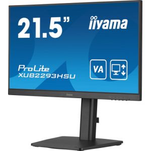 IIYAMA XUB2293HSU-B7 21.5'' 3-Sided Borderless IPS Monitor with USB Hub, 100Hz Refresh Rate and…