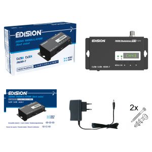 Edision Mini Modulateur HDMI 3en1 vers DVB-T DVB-C ISDB-T