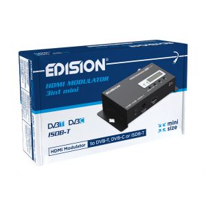 Edision Mini HDMI Modulator 3in1 to DVB-T DVB-C ISDB-T