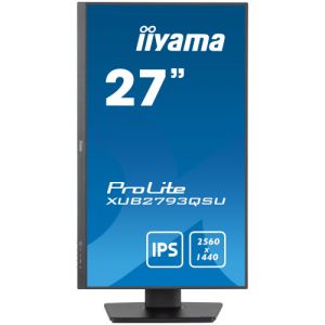 IIYAMA XUB2793QSU-B7 27" IPS WQHD display with height-adjustable stand and 100Hz refresh rate The…