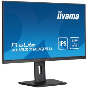 IIYAMA XUB2793QSU-B7 27" IPS WQHD display with height-adjustable stand and 100Hz refresh rate The…