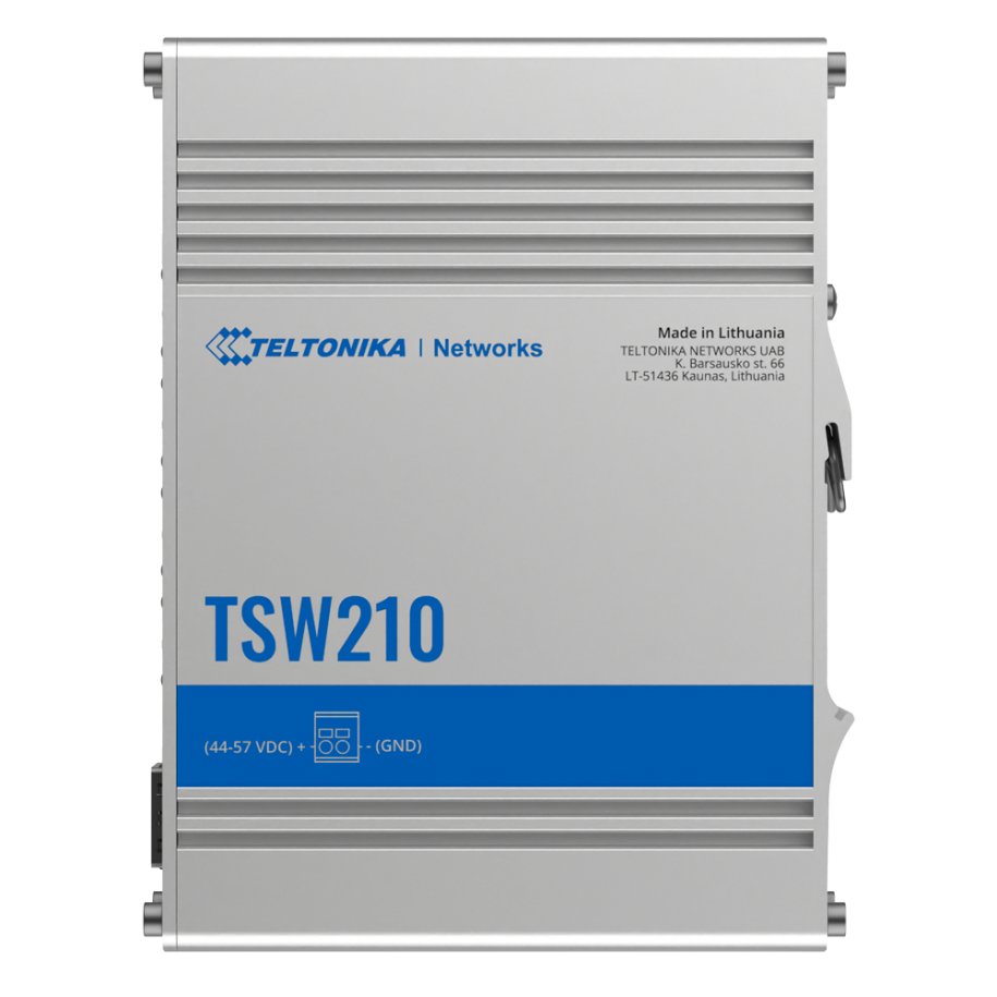 Teltonika TK-TSW210 - Teltonika Switch No gestionable Industrial, 8 puertos…