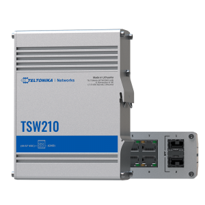 Teltonika TK-TSW210 - Teltonika Switch No gestionable Industrial, 8 puertos…