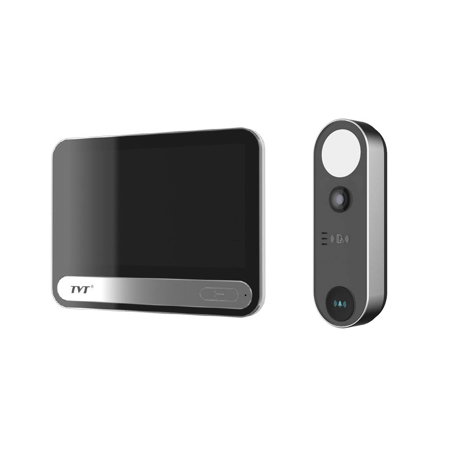 Tvt TD-KIT-VP/PE/WF Kit videoportero IP WiFi Video Doorbell 2MP + Pantalla Táctil Wifi 7" TVT