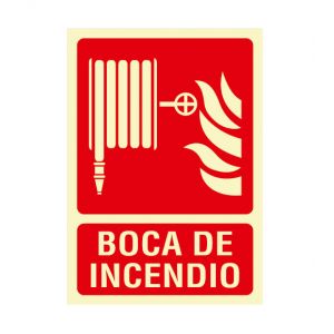 Bysecur BSCEX111 Cartel de Señalización Boca de Incendio