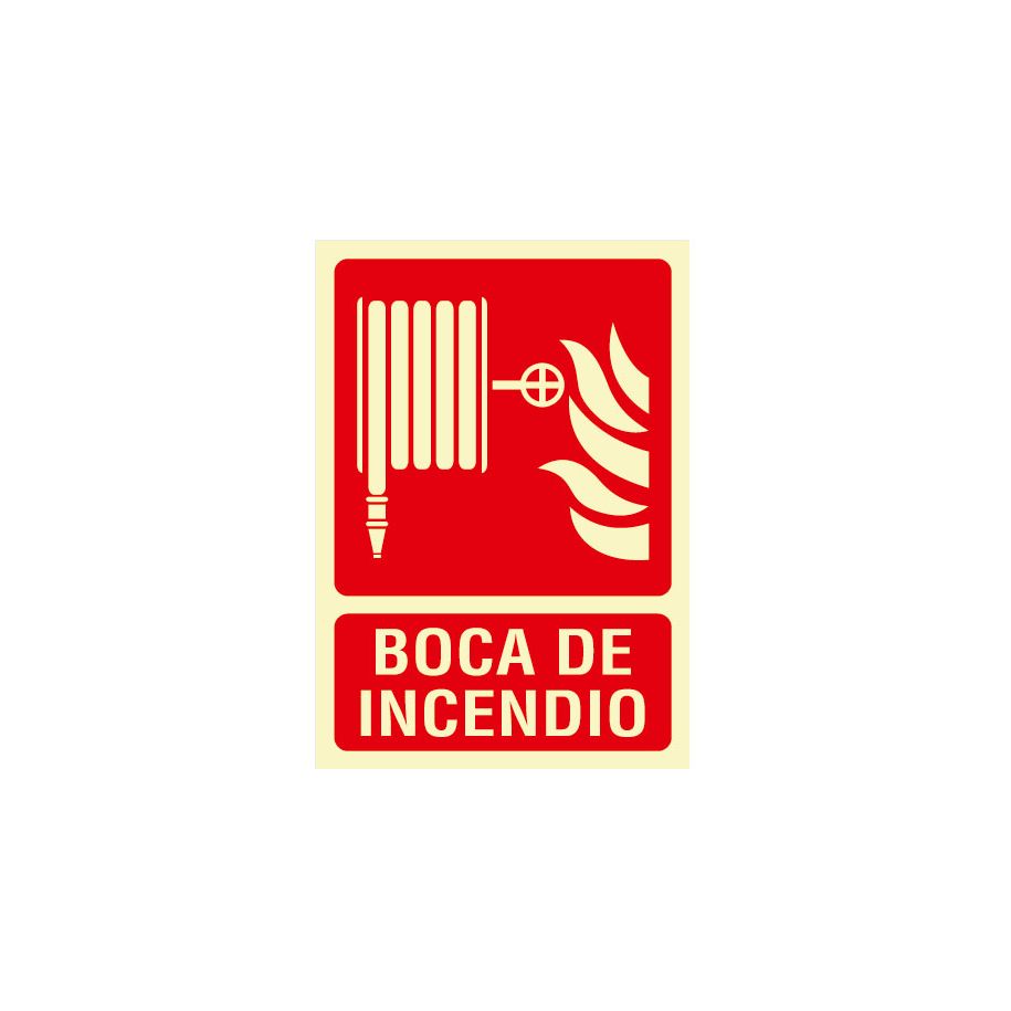 Bysecur BSCEX111 Cartel de Señalización Boca de Incendio