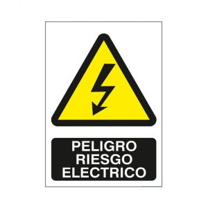 Bysecur BSCAP319 Cartaz de sinalização de perigo de risco elétrico