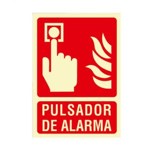 Bysecur BSCEX123 Cartel de Señalización Pulsador de Alarma