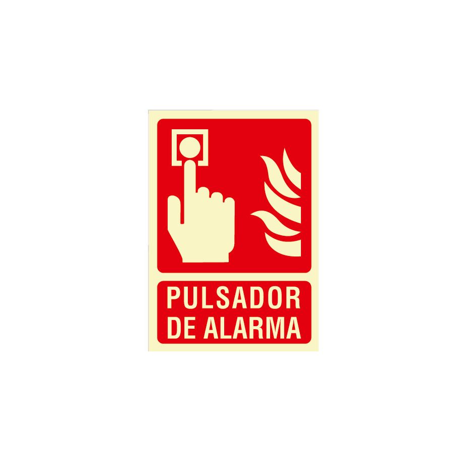 Bysecur BSCEX123 Cartel de Señalización Pulsador de Alarma