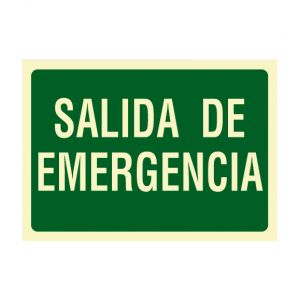 Bysecur BSCEV440 Cartel de Señalización Salida de Emergencia