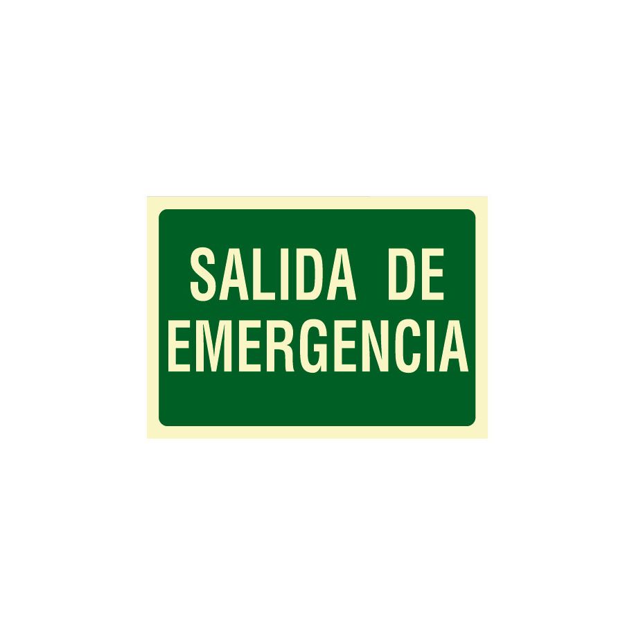 Bysecur BSCEV440 Cartel de Señalización Salida de Emergencia