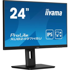 IIYAMA XUB2497HSU-B2 24" IPS display with height-adjustable stand and 100Hz refresh rate The…