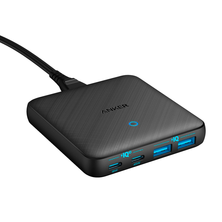 Anker ANK-DCHARGER-65W2A2C-B - Anker, Cargador de escritorio, Carga rápida 65W,…