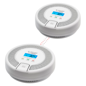 X-Sense CO03D-W - Detector de CO autónomo X-Sense, Permite conectar 24…