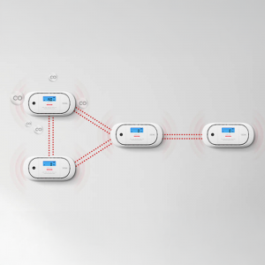 X-Sense XC01-WR - Detector de CO autónomo X-Sense, Permite conectar 24…