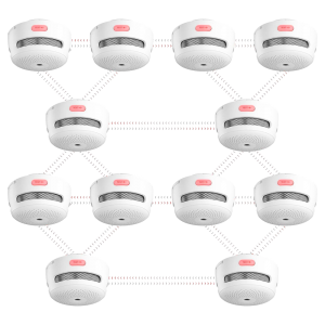 X-Sense XS01-WR-6PACK - Pack de 6 mini detector de humo autónomo X-Sense,…