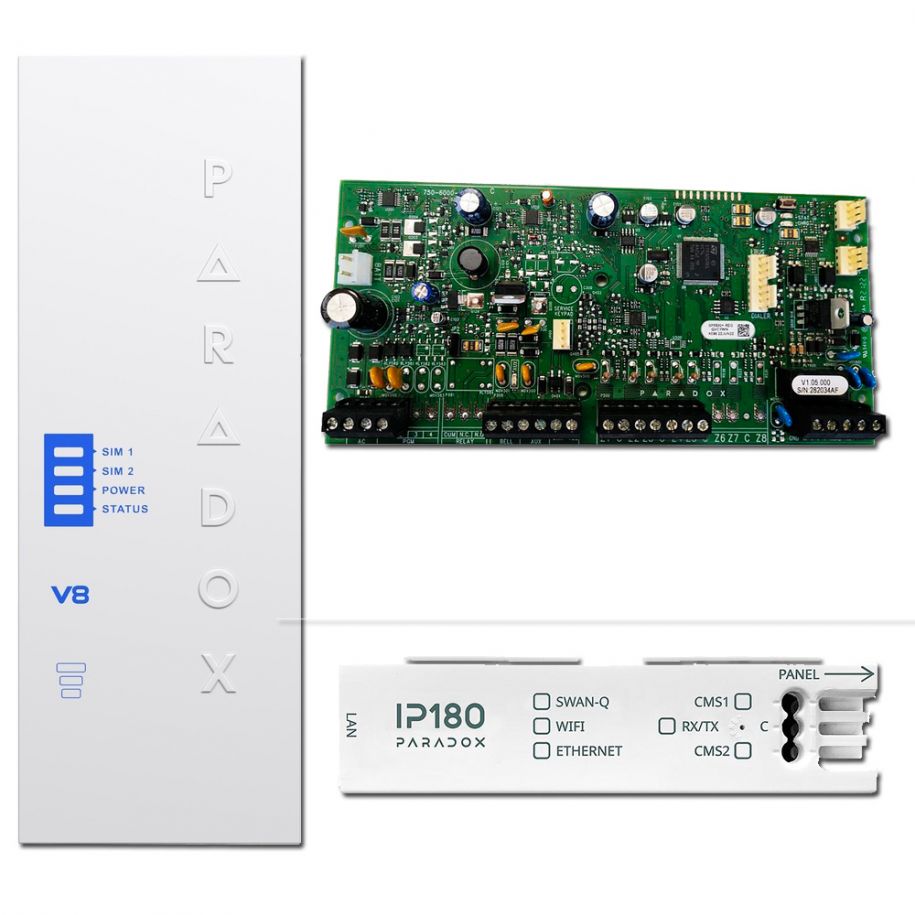 Paradox KIT-MQTT-SP5500+ Kit adaptación a MQTT Paradox SP5500+ , Módulo IP180 , Módulo PCS265V8