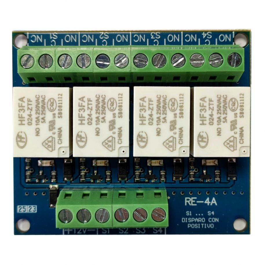 Gl-seguridad RE-4A24 4 relay module. 24v power supply