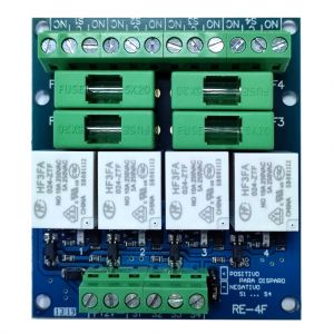 Gl-seguridad RE-4F24 4 relay module with fuse. 24v power supply