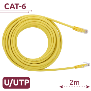 Safire UTP6-H-2Y - Cable UTP, Ethernet, Conectores RJ45, Categoría 6, 2…