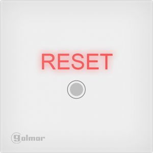 Golmar PR/KSLBM PULSADOR RESET PARA KIT WC ACCESIBLE. PULSADOR DE RESET LOCAL