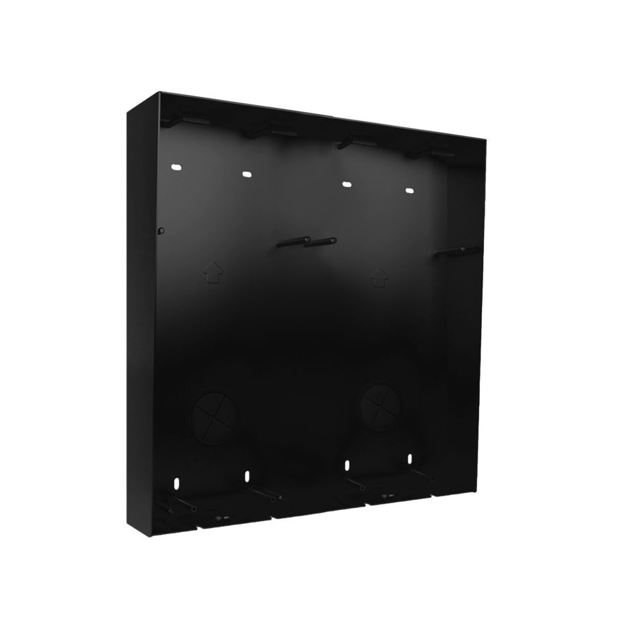 Golmar S7165/INFO BLACK BOX & RAIN COVER SIXTY 5. SURFACE BOX WITH INTEGRATED RAIN SHIELD