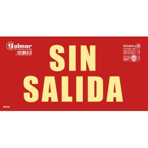 Golmar SE/S-SALIDA SEñALIZACION OPTICA "SIN SALIDA". SEñALIZACION OPTICA "SIN SALIDA"