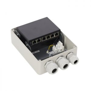 COMMUTATEUR 4POE 2XUPLINK EXTÉRIEUR Golmar SW-104E. COMMUTATEUR 4 PORTS POE EXTÉRIEUR