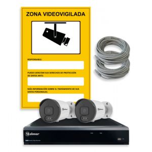 Golmar KIT-21B414N KIT-21B414N COM NVR Y 2 BALA CIP-21B4E 4MPX. COM NVR E 2 BALA CIP-21B4E DE 4MPX