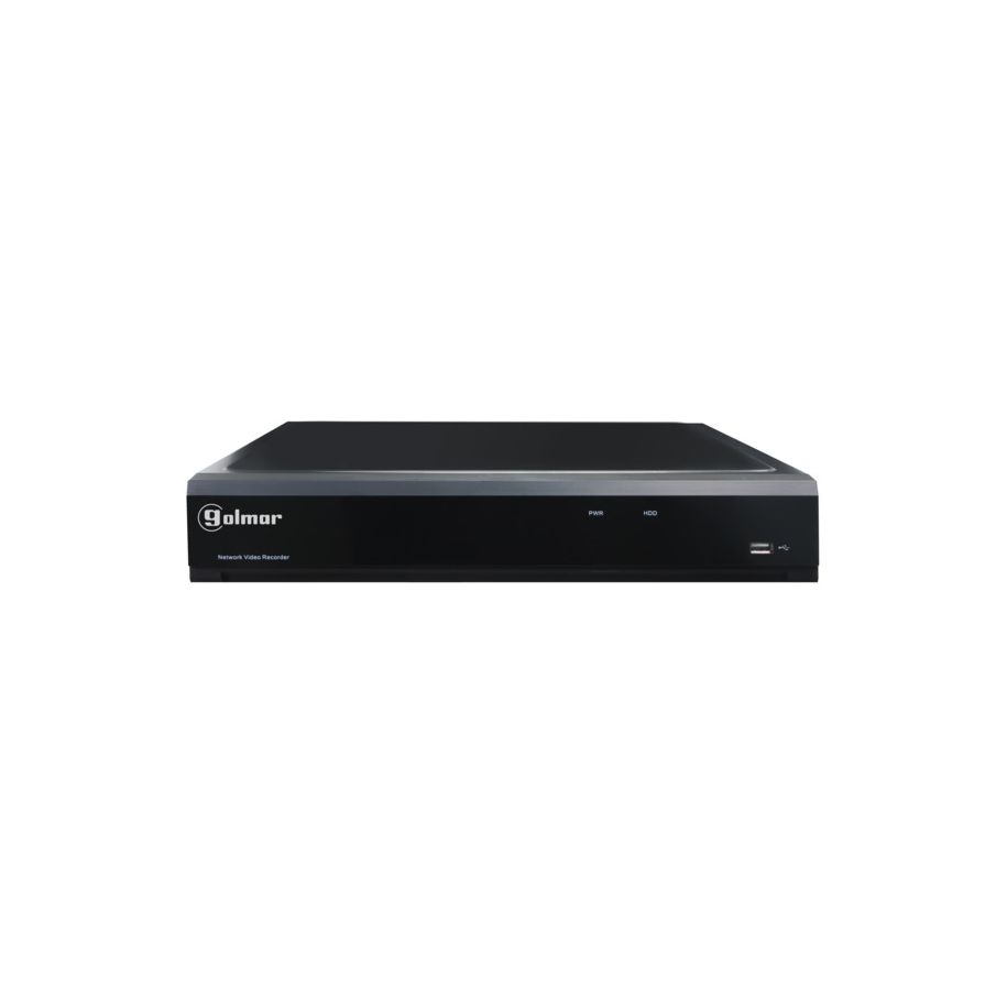 Golmar NVR-208P ENREGISTREUR POE 8CAM H.265 2TB. ENREGISTREUR POE PROFESSIONNEL 8CH