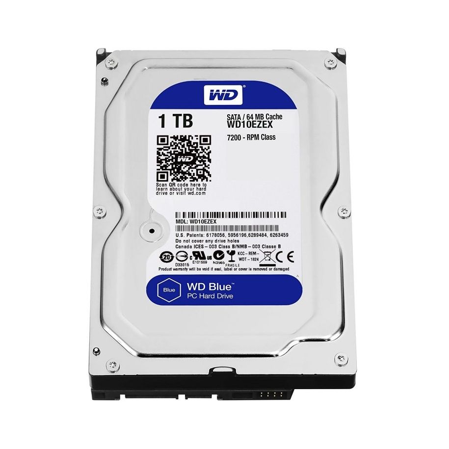 Western Digital WD10EZEX 1 TB SATA3 64 MB Azul 7200r