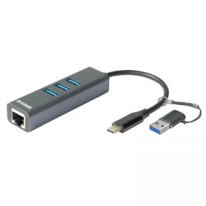 Adaptateur D-Link DUB-2332 USB-C/USB GbE 3xUSB 3.0